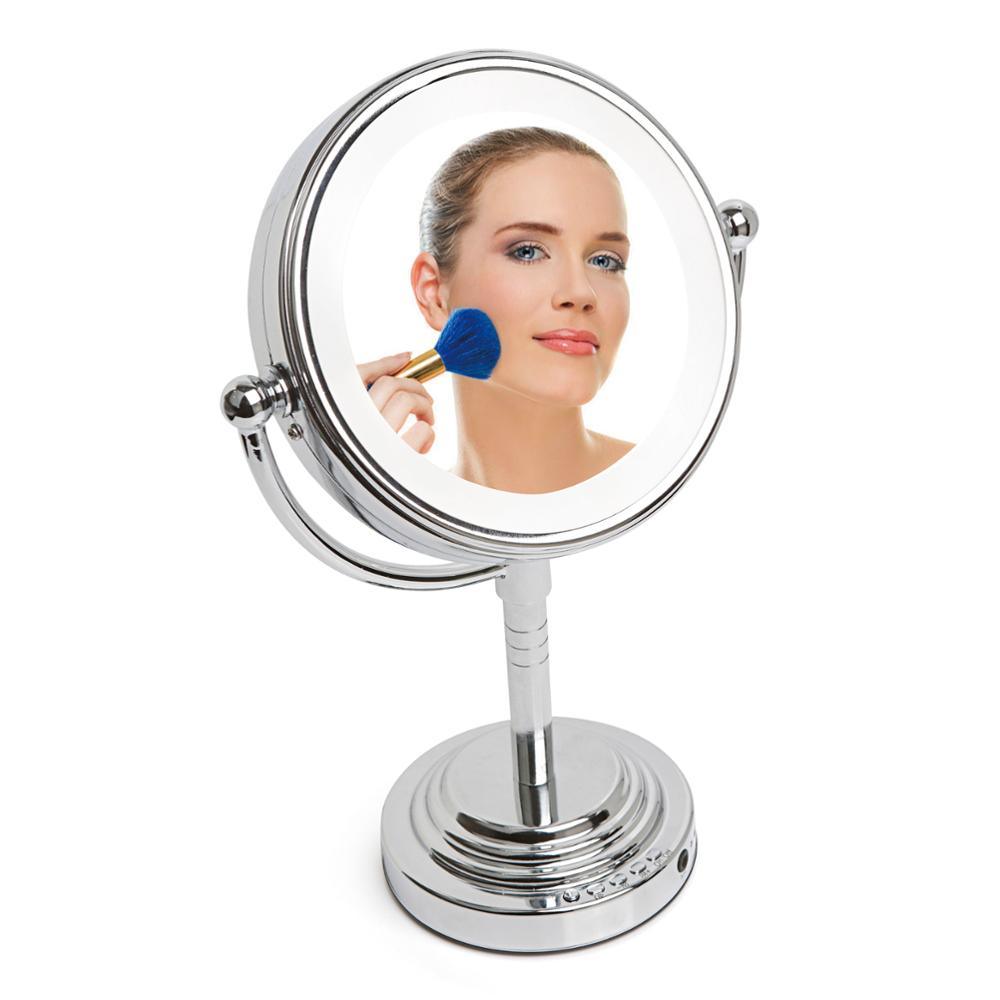 Double Sided Magnifying Makeup Table Morror Round Rotary Desk Mirror Buy Online At Best Prices In Nepal Daraz Com Np