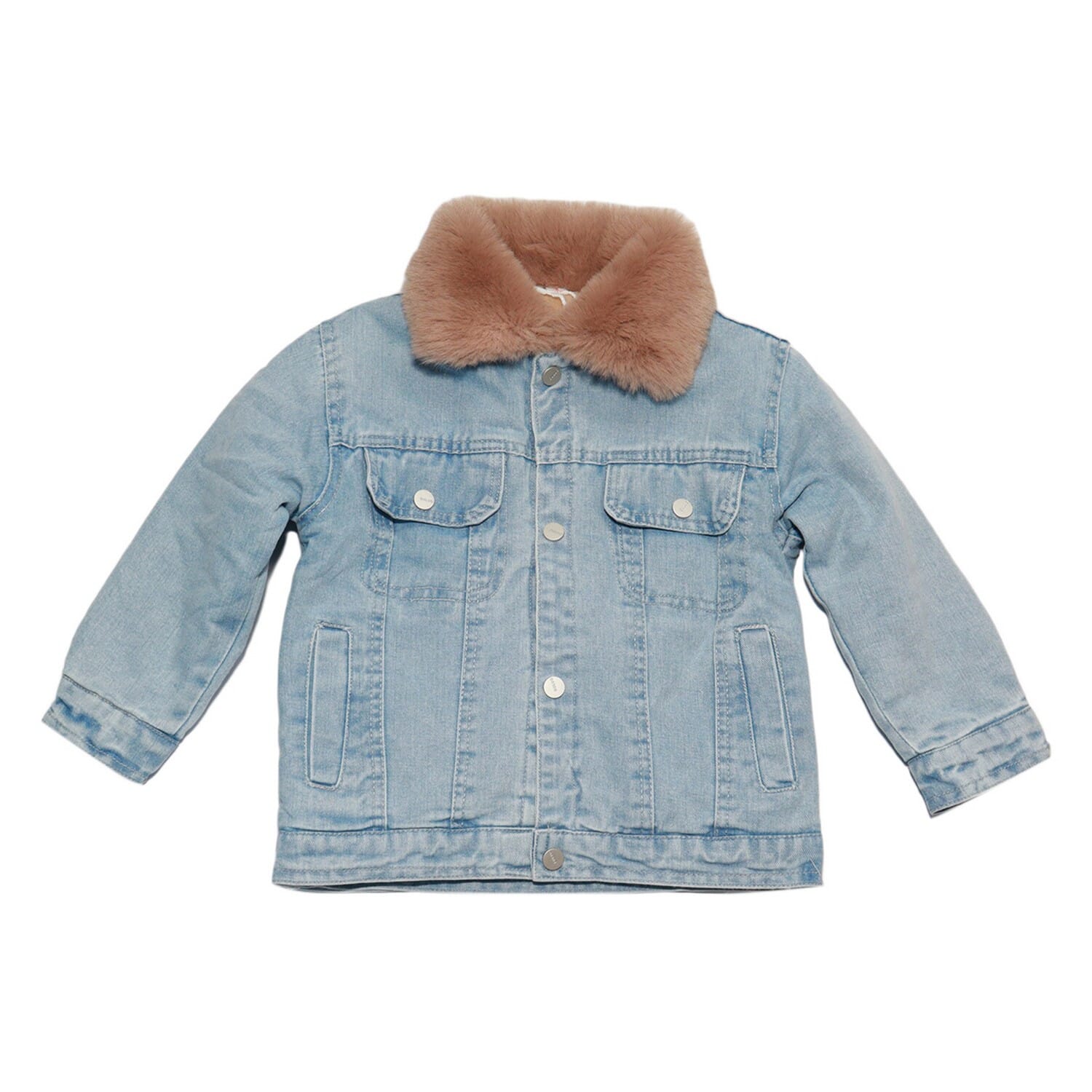 Blue Jeans Jacket Inside Fur Girls90 