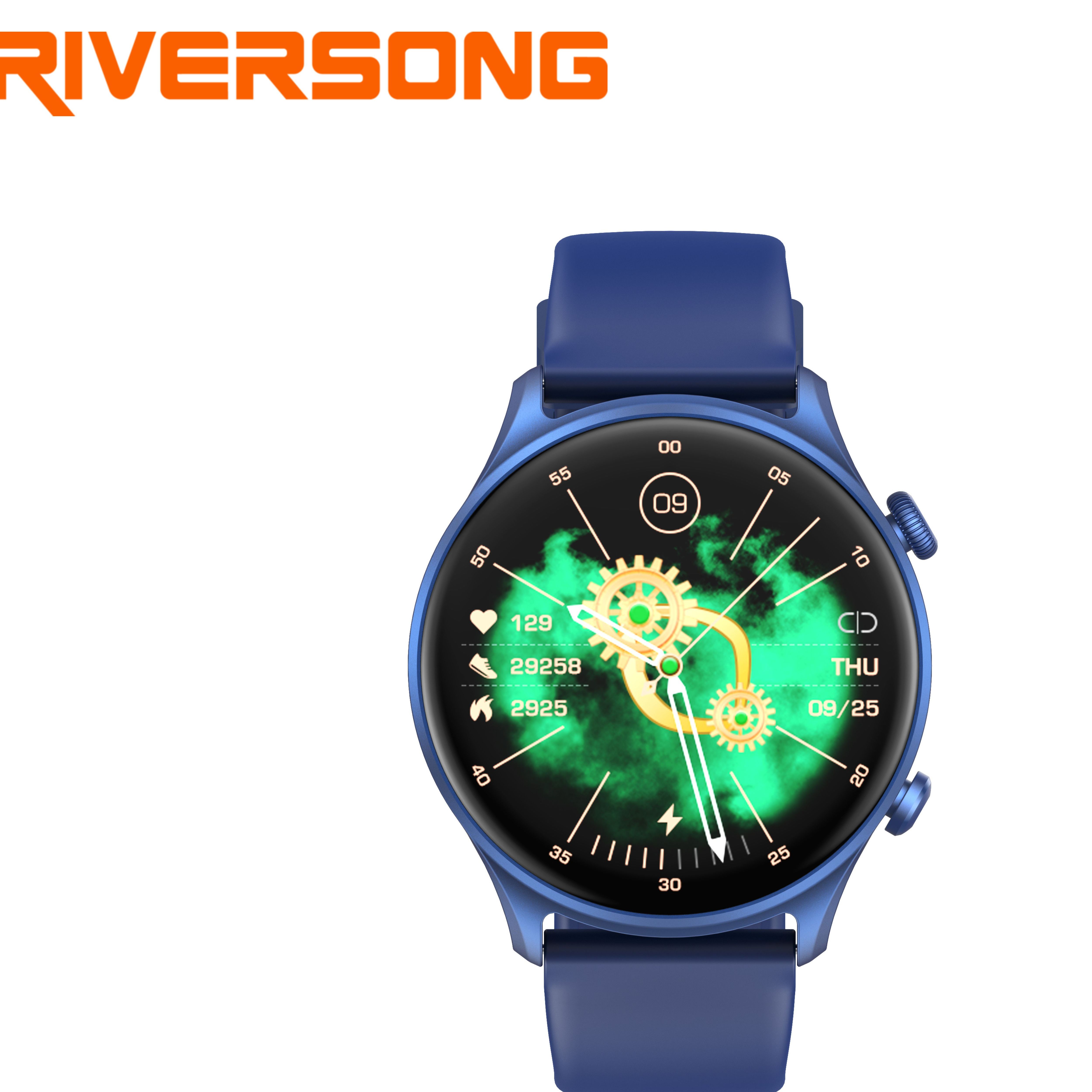 Riversong Motive 7C SmartWatch Circle| 1.52" Large High Resolution ...