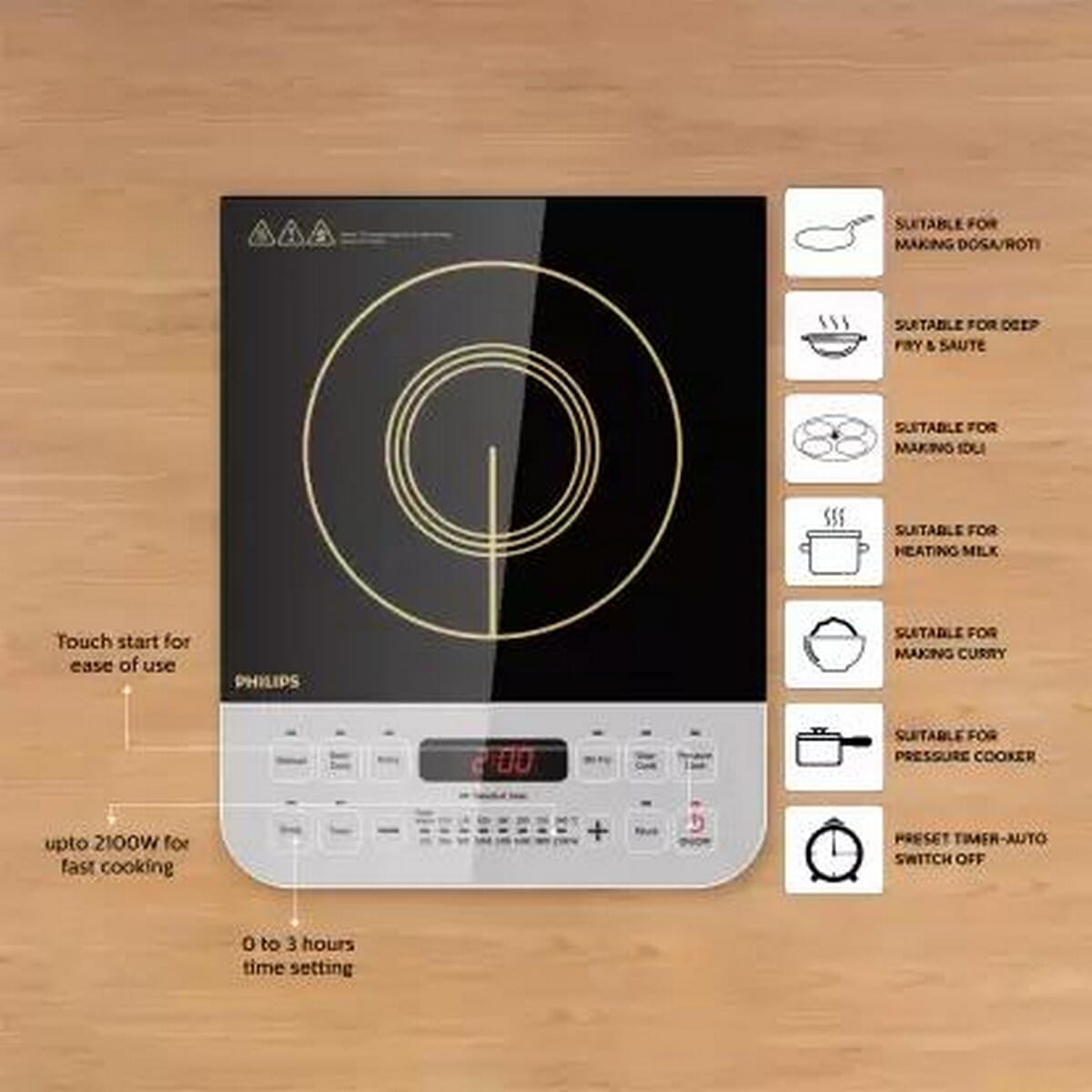 How to use best sale philips induction cooker hd4928