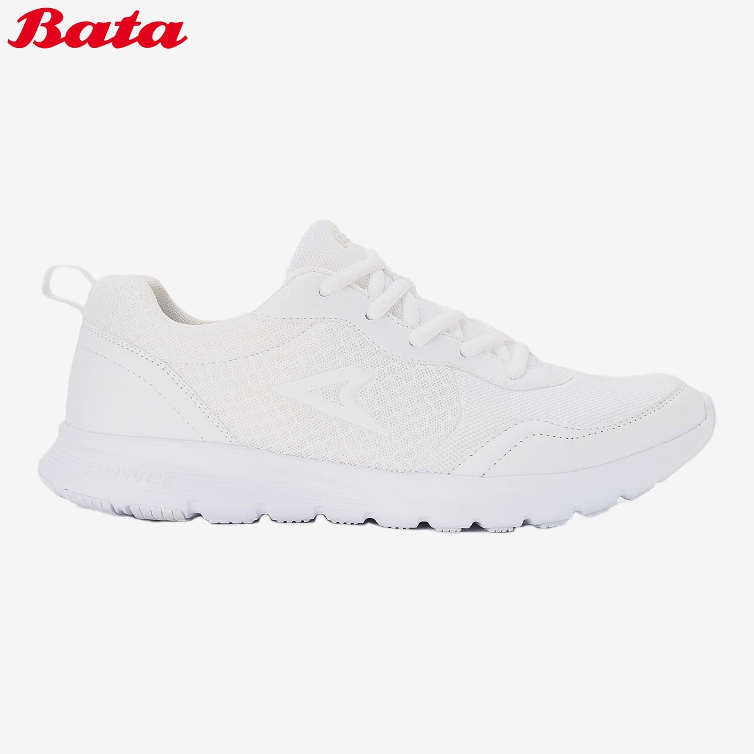 Bata power best sale white shoes