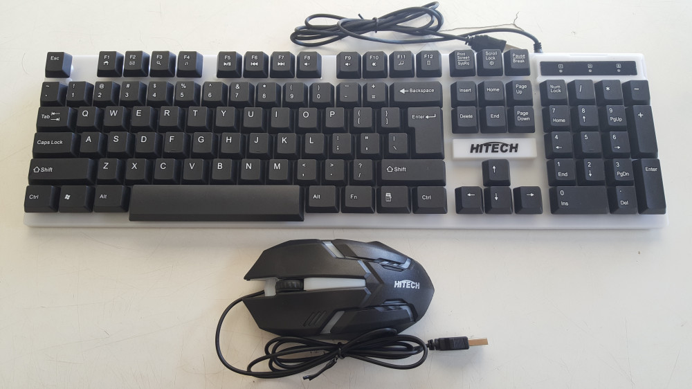 Hi-Tech HTI 200 Gaming Keybord Mouse Cambo Set With RGB light