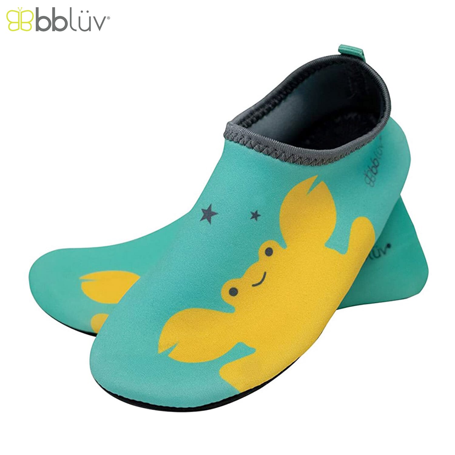 BBluv Shoöz Protective neoprene water shoes (Aqua)- Large (B0168