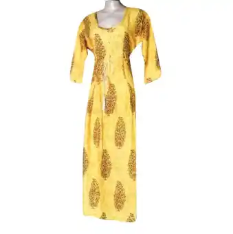 printed one piece gown