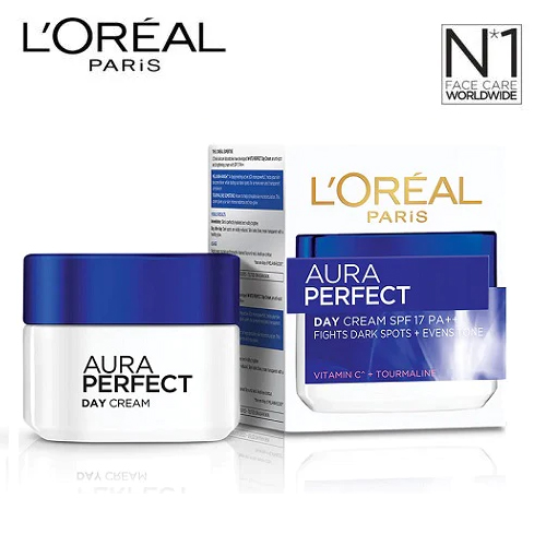 L'Oreal Paris Aura Perfect Day Cream SPF 17 Pa++ (50g)