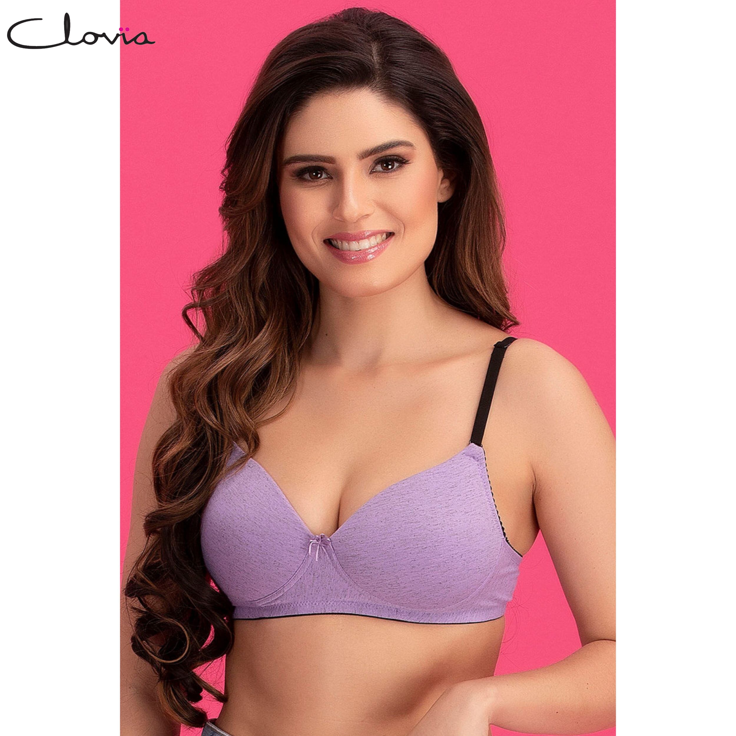 Buy Clovia Level 1 Push-up Non-Wired Demi Cup Multiway T-Shirt Bra