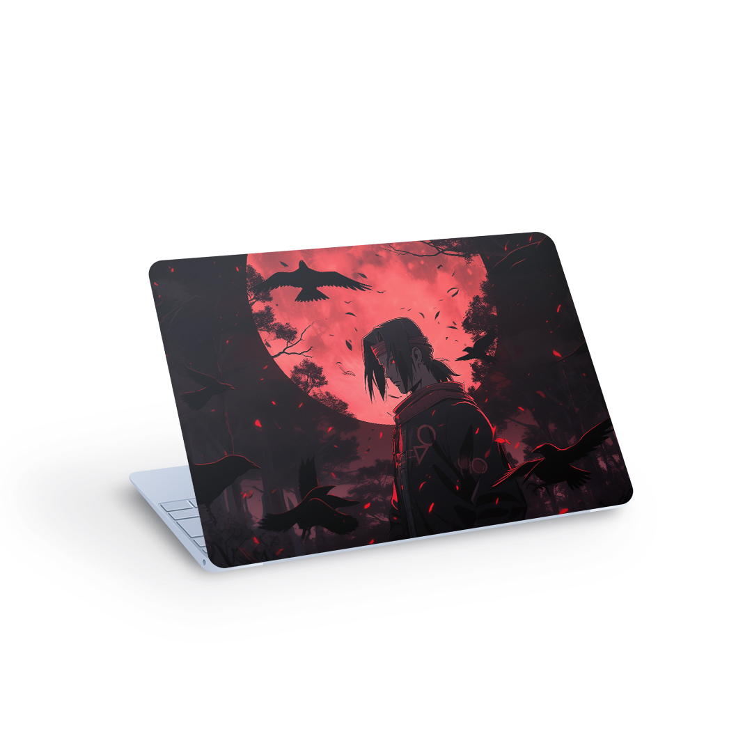 Laptop Back Sticker For Up to 15.6inch Laptop (Itachi Uchiha Naruto