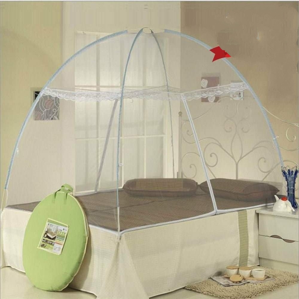 Digead Mosquito Net, Foldable Bed Mosquito Net, Portable Travel Mosquito  Net, Single Door Mosquito Camping Curtain, 100 / 120 / 150 / 180 cm x 200  cm