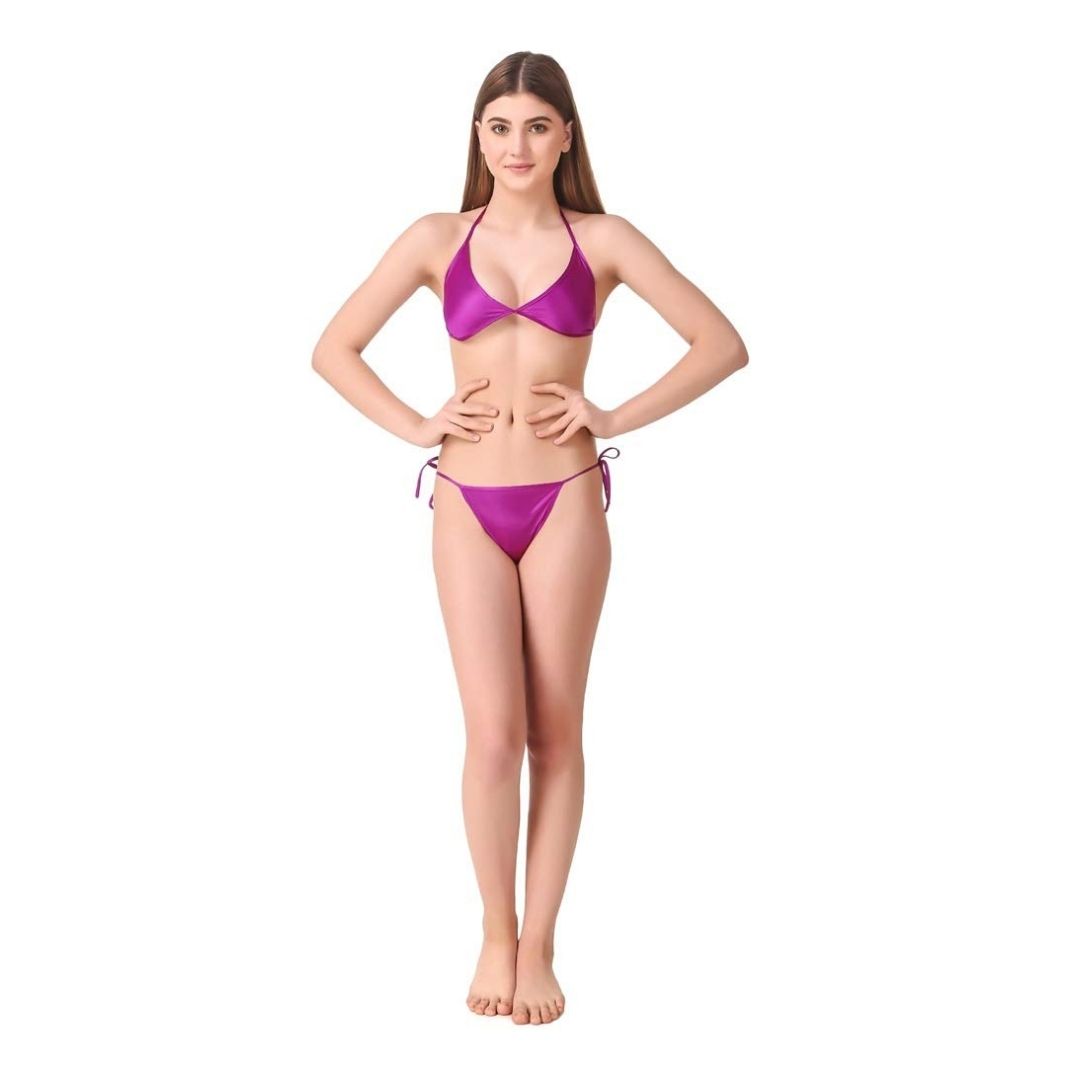 Generic Wackdaria Sexy Bikini Women Swimsuit With Soft Bra-Pad