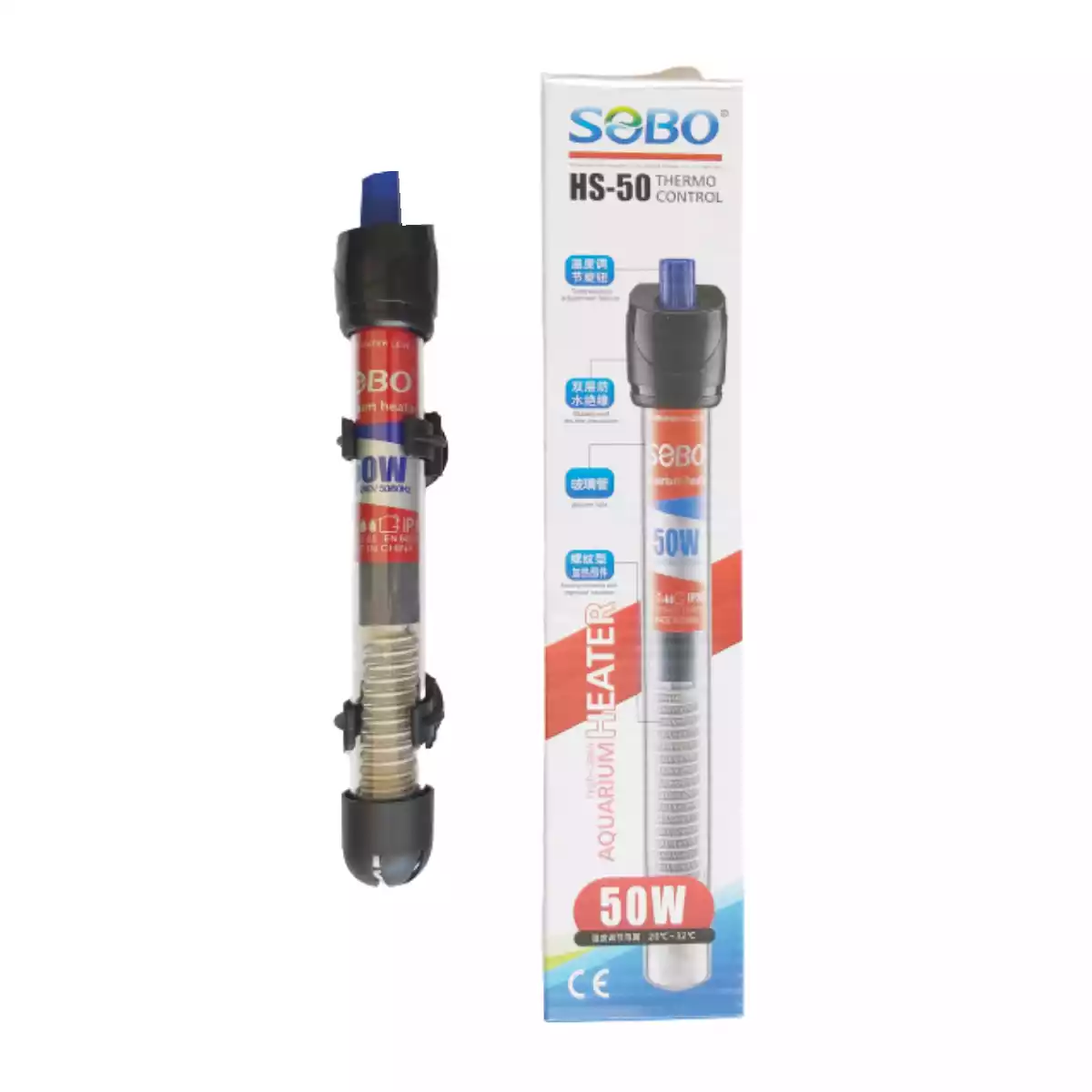 Sobo aquarium heater store 50w