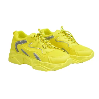 yellow stylish shoes
