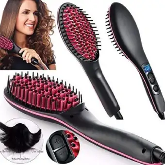 hair straightener brush daraz