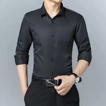 plain black shirt online