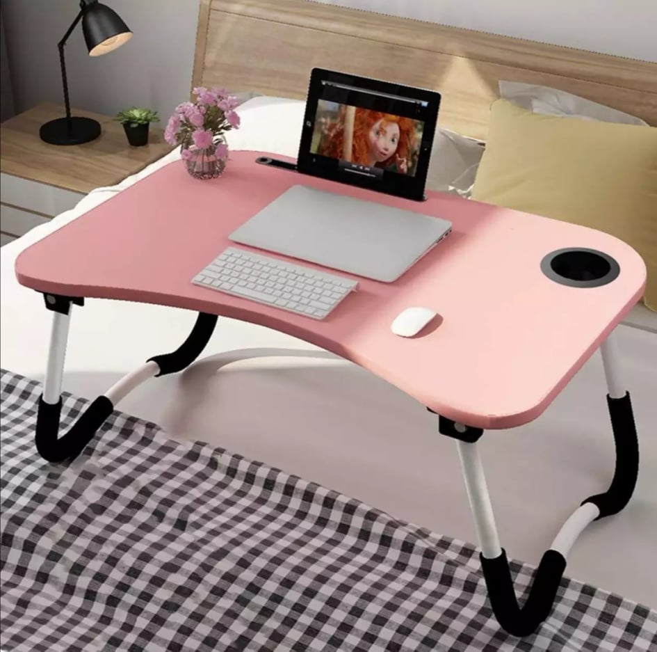 laptop desk pink