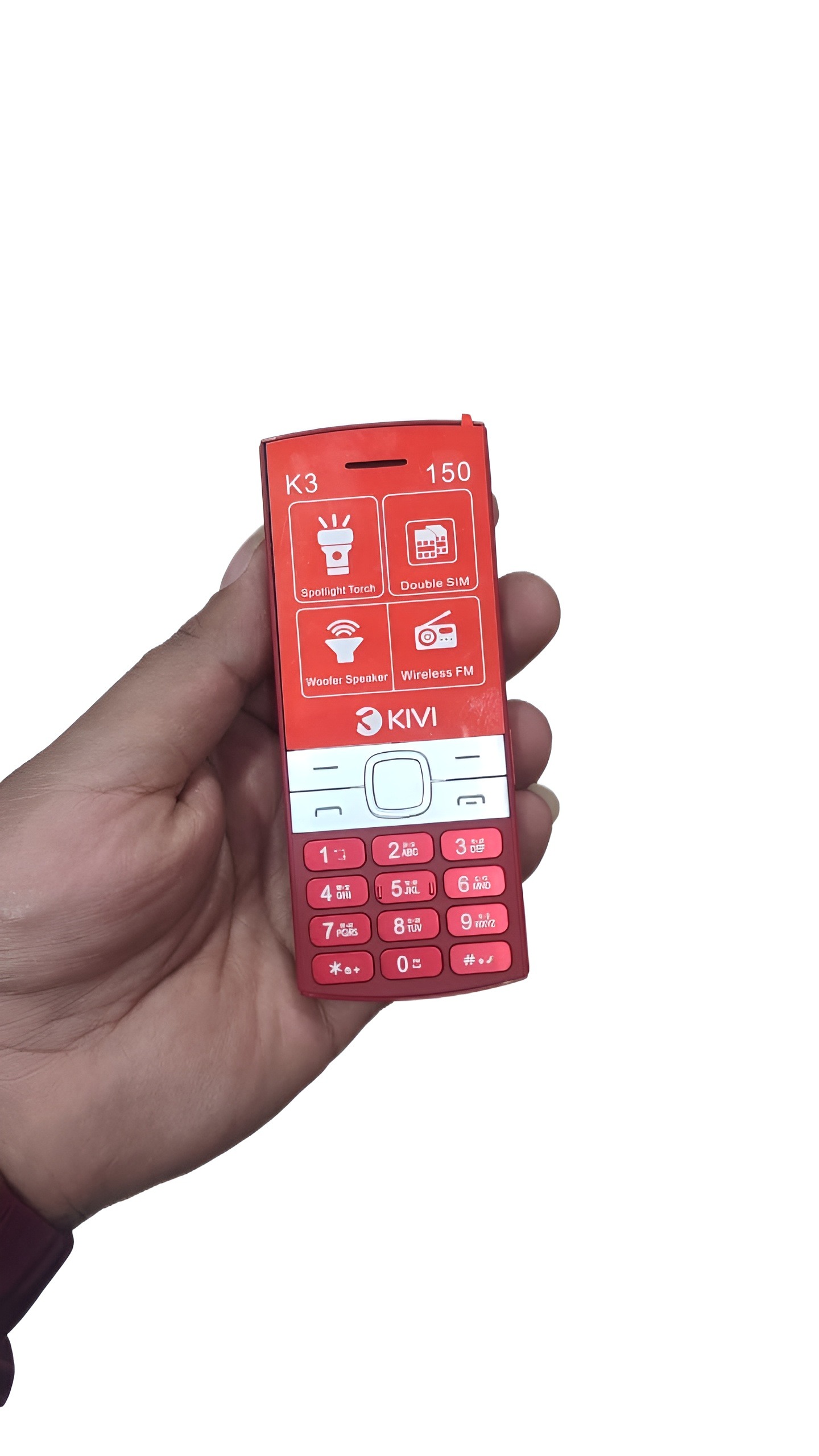 Kivi k3 Keypad Mobile Phone One Year Warranty 1000 Mah Battery