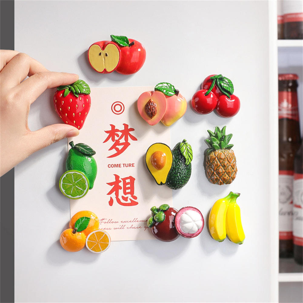Magnetic Food Magnets Decorative Fridge Magnets Simulated Cartoon for ...