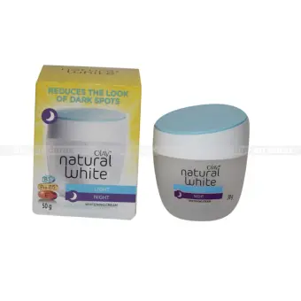 olay natural white light night cream