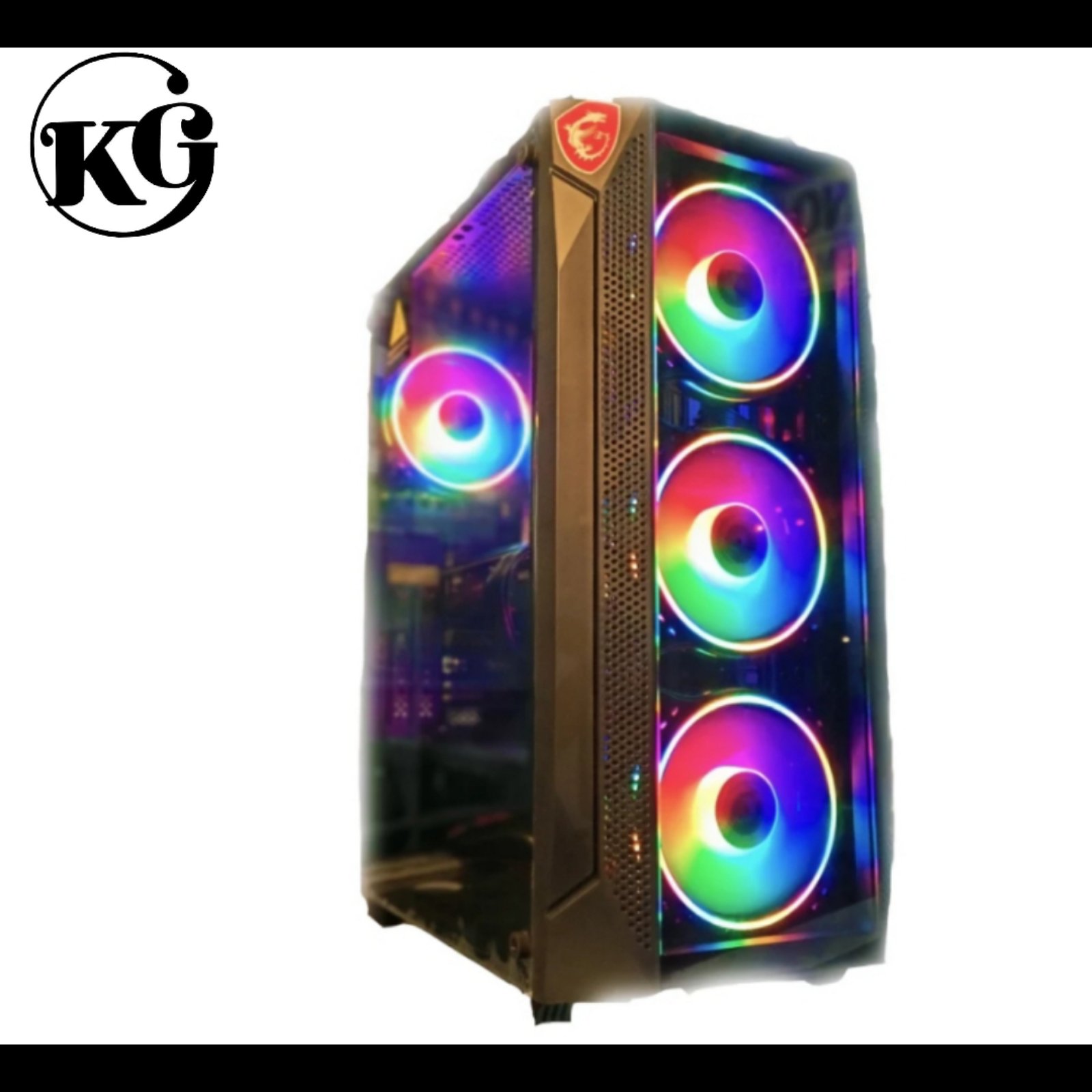 NZXT H1 MiniITX CPU Case With 4pcs Rgb FanBlack