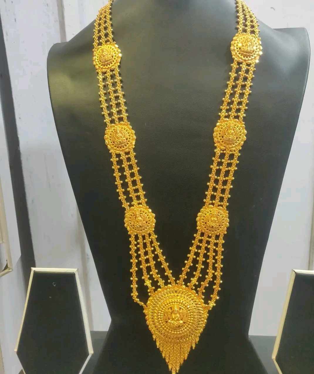 Coin Long Rani Haar Gold Design Coin Design Bridal Long Heavy Gold