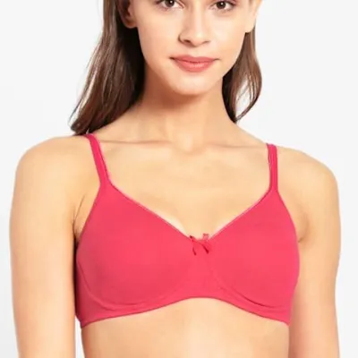 Buy Jockey 1722 Women's Wirefree Non Padded Super Combed Cotton Elastane  Stretch Medium Coverage Everyday Bra with Concealed Shaper Panel and  Adjustable Straps at