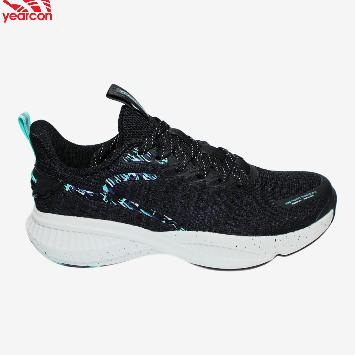 Black Mixed Yearcon Men's Sport Shoes For Men
