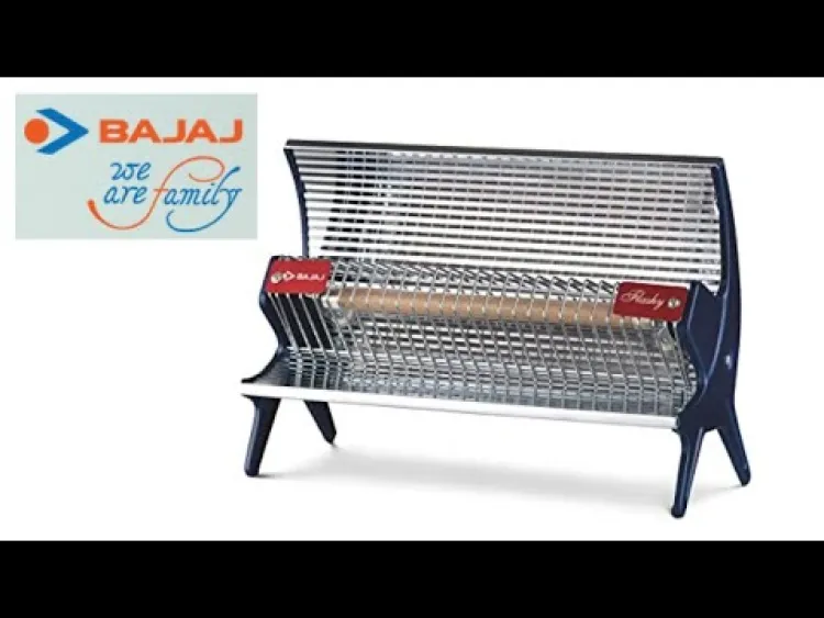 Bajaj Flashy 1000 Watts Radiant Room Heater (Steel)