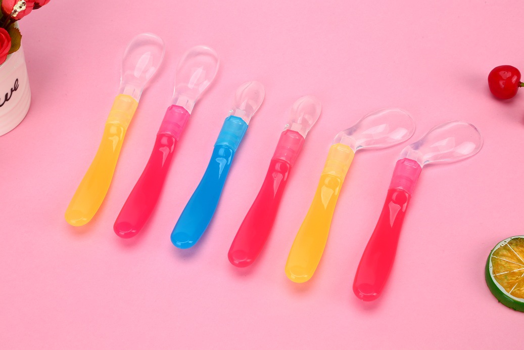 Baby Soft Safety Silicone Infant Learning Feeding Spoon | Daraz.com.np