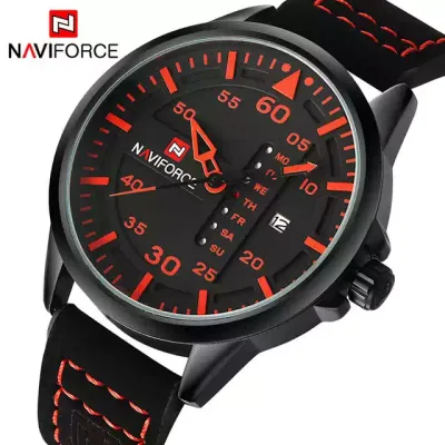 Geniune NAVIFORCE Watch NF9074M Black for Men By SOB