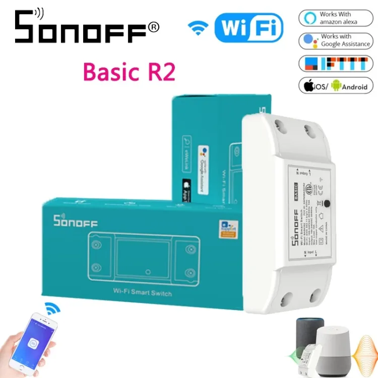Sonoff BASICR2 Interruptor WiFi 10A - UNIT Electronics