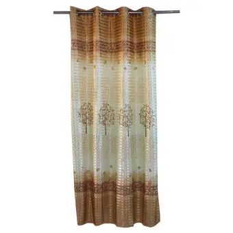 Embroidered Curtains Modern Sheer Ready Made Tulle Curtains Good
