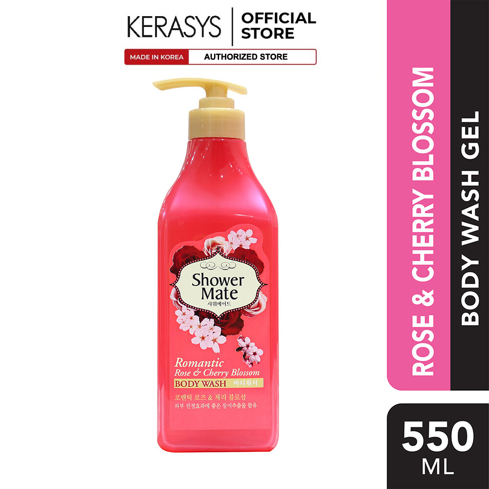 KERASYS Shower Mate Romantic Rose & Cherry Blossom Body Wash 550ml