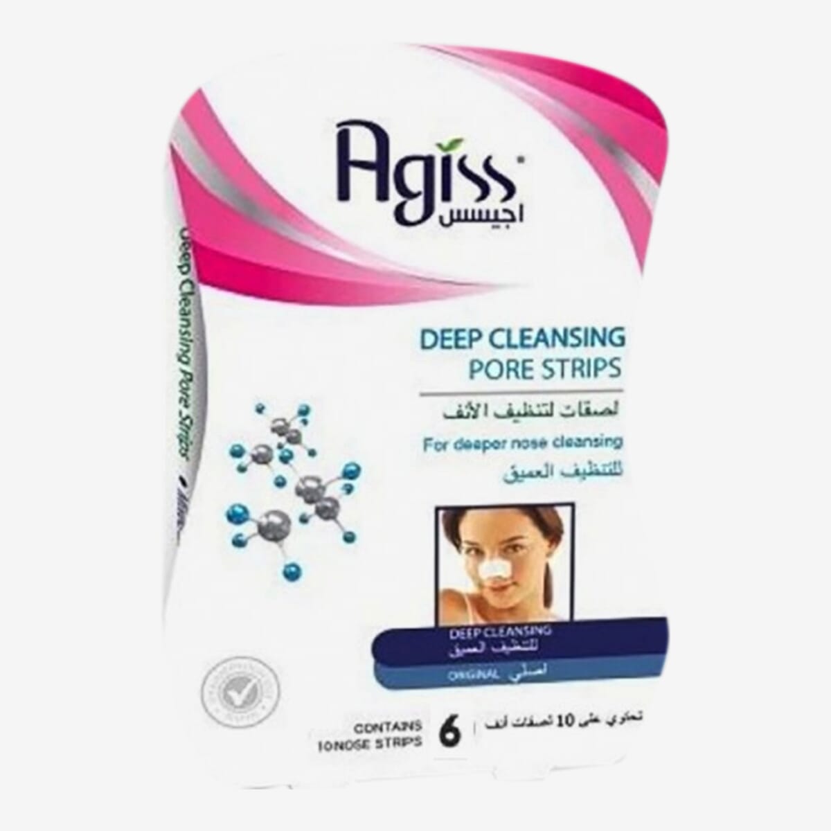 Agiss Deep Cleansing Nose Strips - 6 Stripes