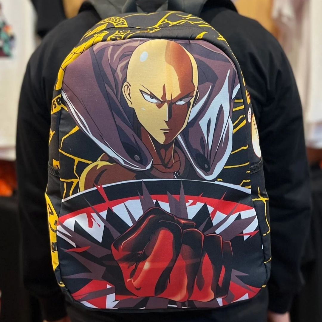 Anime Bags Saitama One Punch Man Backpacks For School Unisex