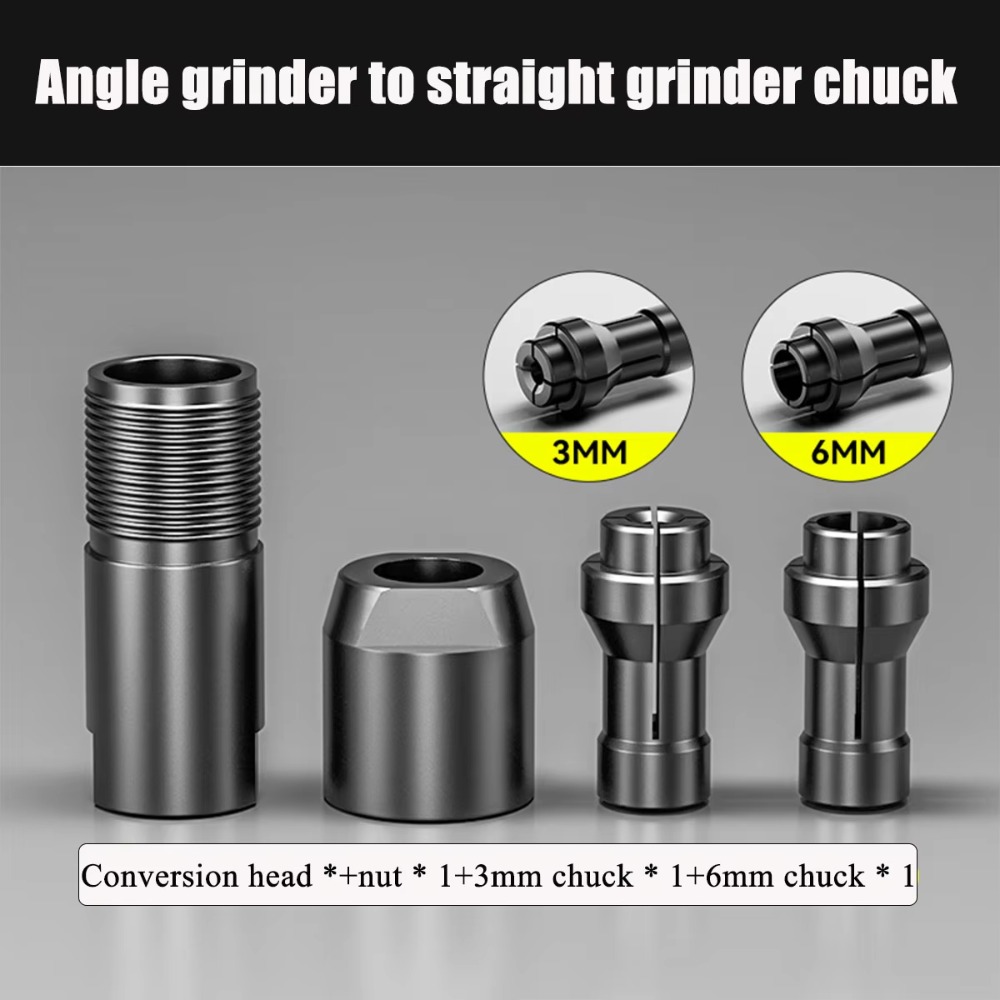 Grinder Multi Adapter New 3/6mm Angles Grinders Attachment Multi-function Durable Thread ...