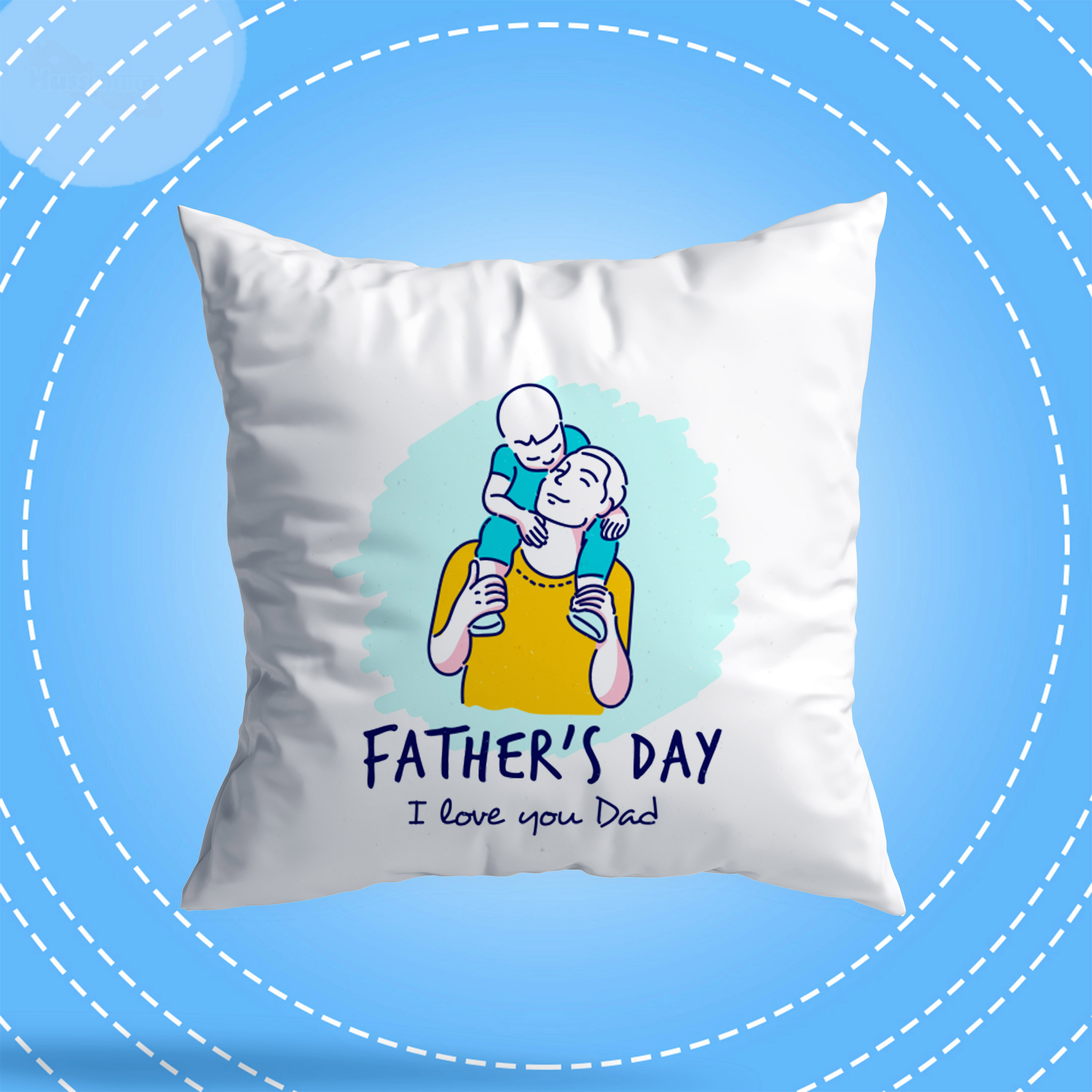 Fathers Day Happy Father Day Cushion