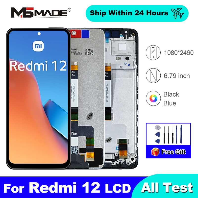 LCD Display für Xiaomi Redmi 12 LCD Bildschirm für Redmi 12 23053RN02A