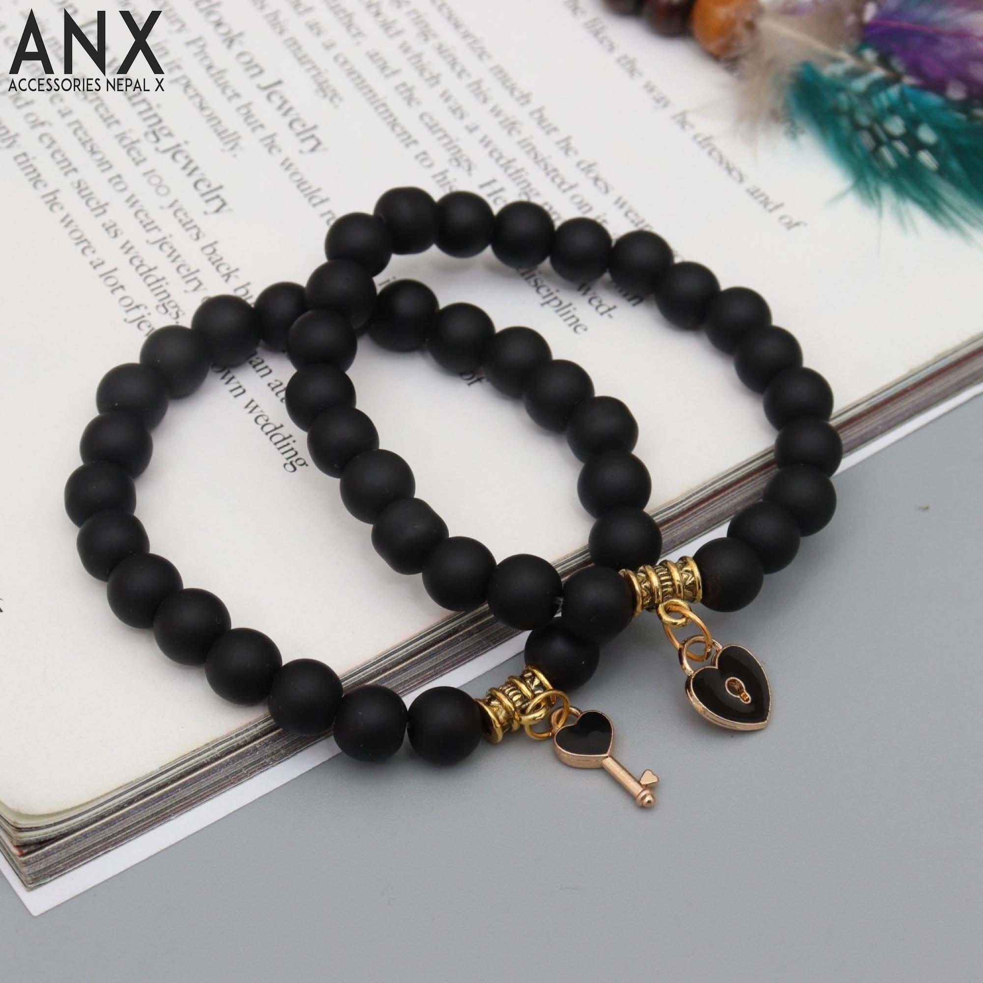 ANX Fashion Heart Lock Bracelet For Couples Also For Unisex