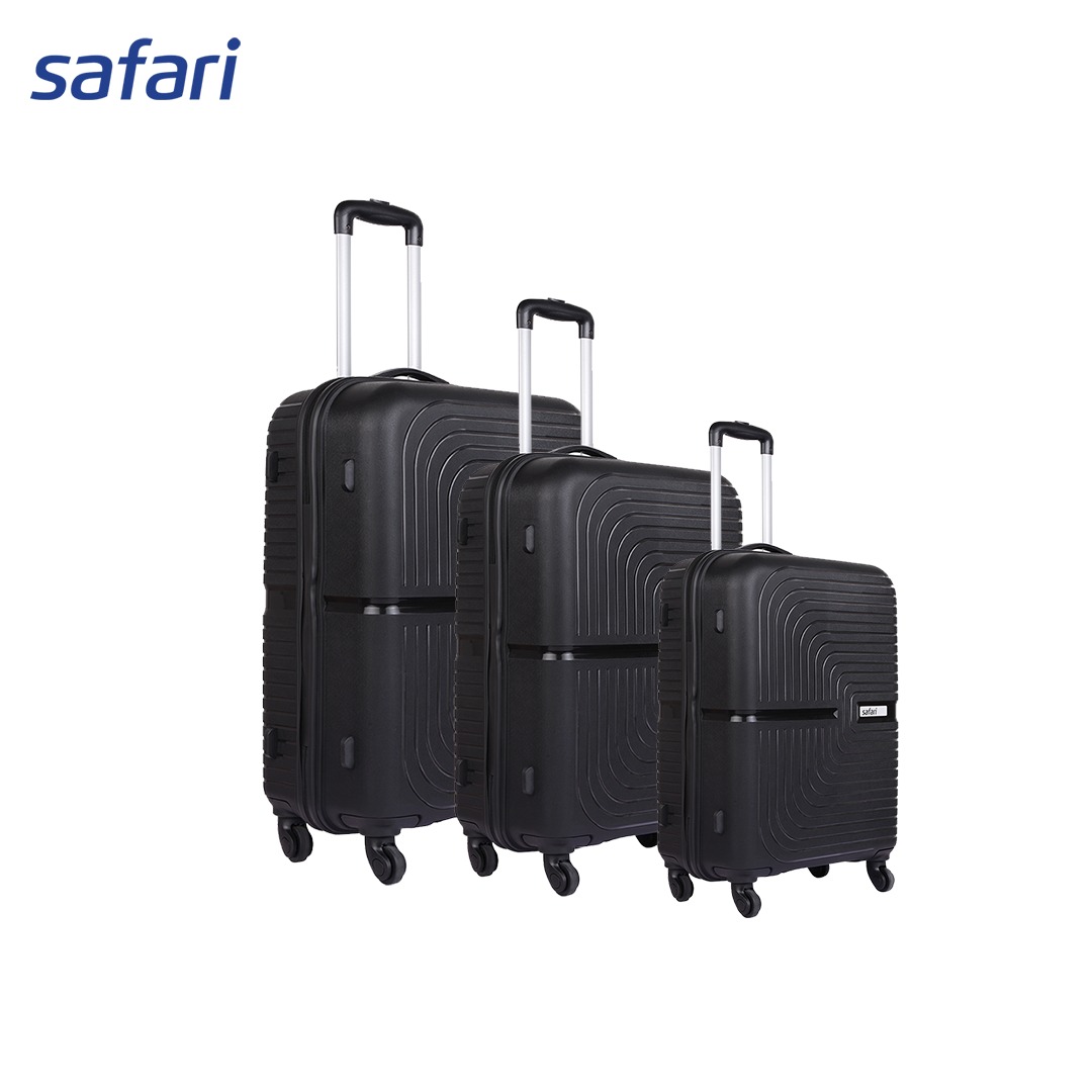 Safari Eclipse 4 Wheels Hard Luggage 100 Polypropylene Fixed