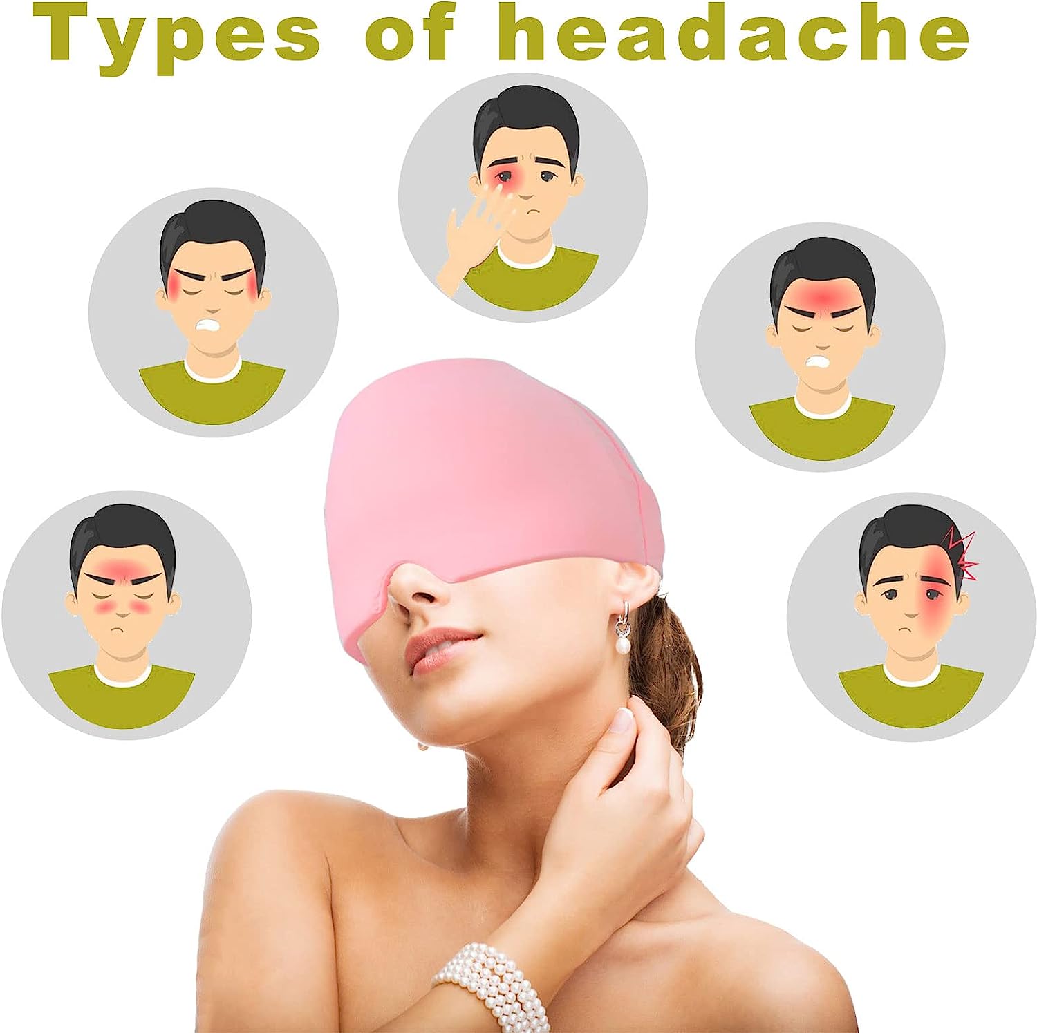 Migraine Headache Relief Cap