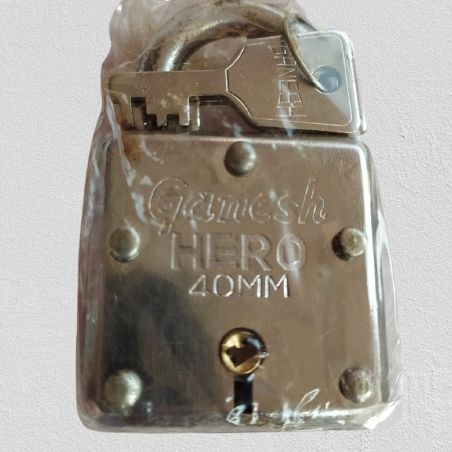 40MM Indian Lock - Key Lock | Daraz.com.np