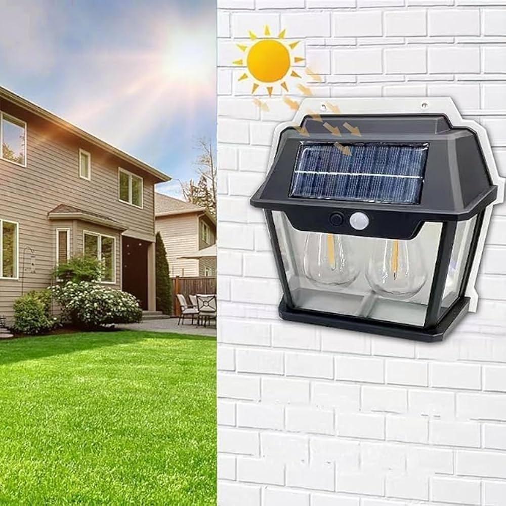 Solar Rechargeable Intercation 2 Wall Lamp