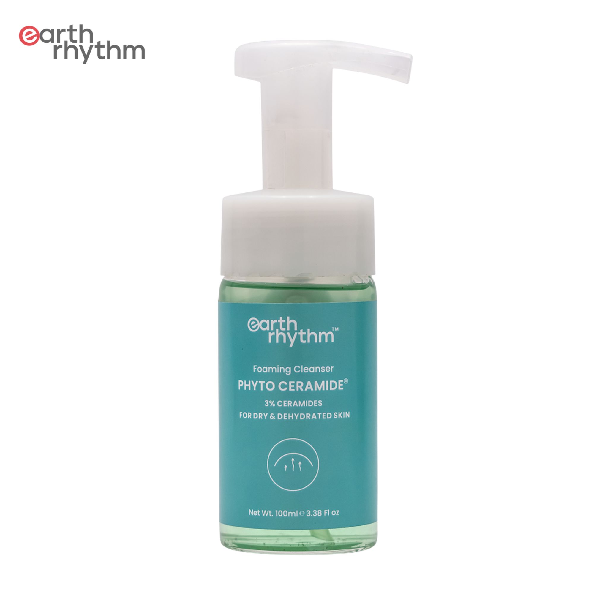 Earth Rhythm Phyto Ceramide Foaming Face Wash for Dry & Dehydrated Skin - 100 ml