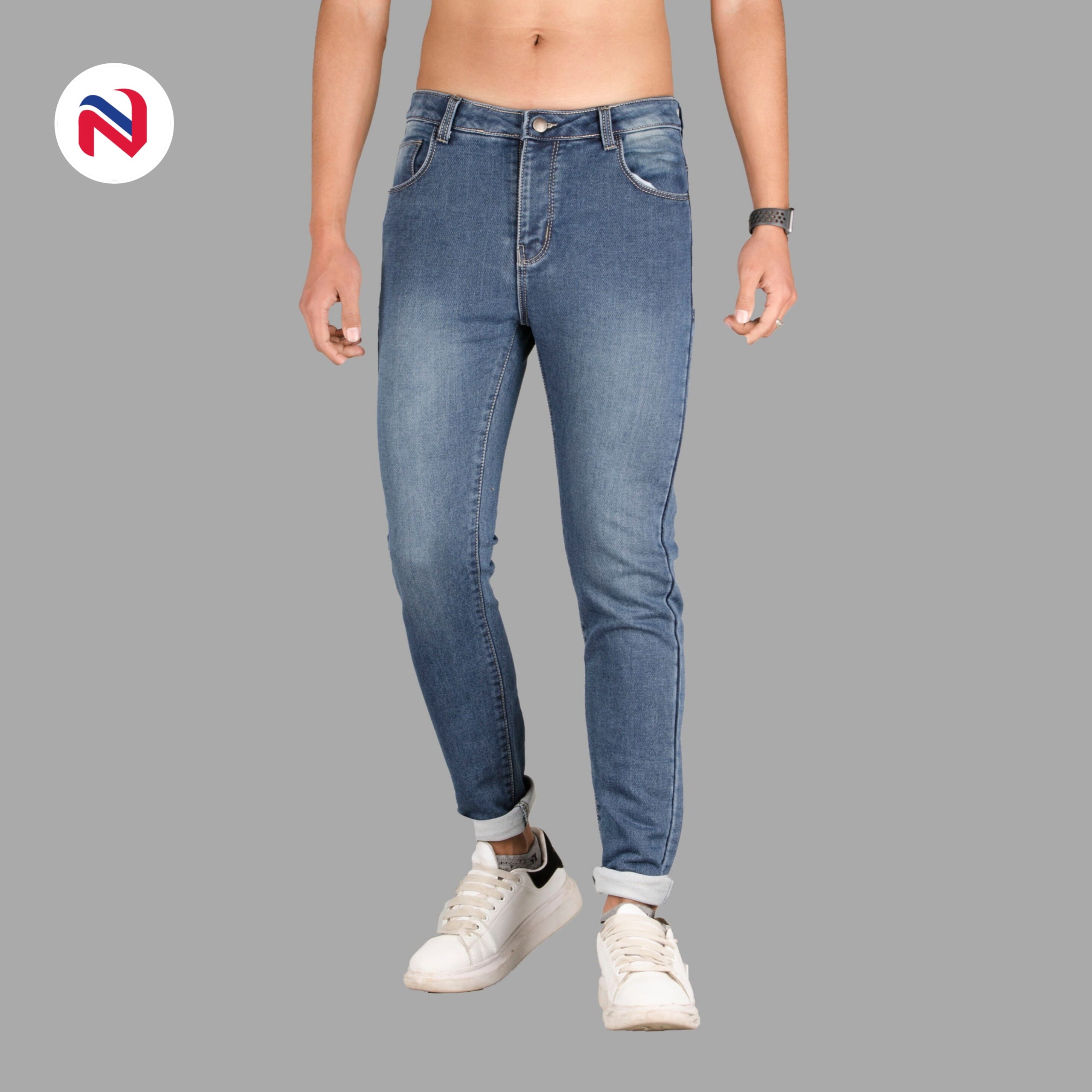 Nyptra Dark Blue Premium Choose Skinny Jeans For Men