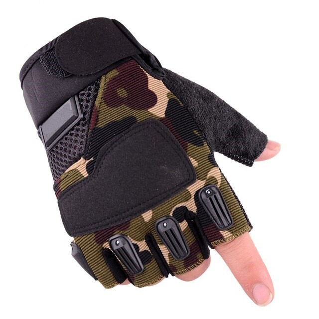 Daraz Pk Camouflage Fingerless Gloves NGT Fishing Gloves And
