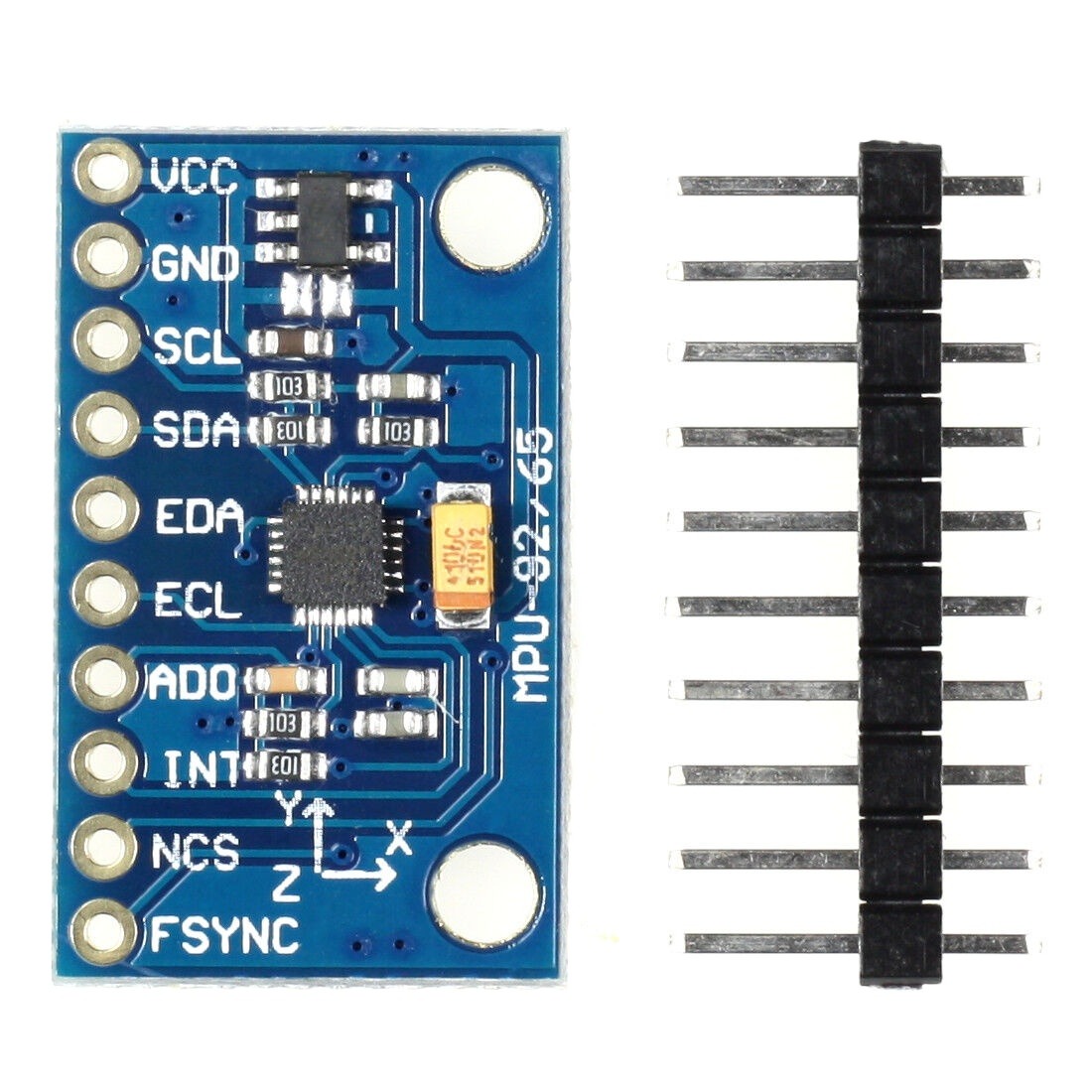 MPU 92/65 Gyroscope and accelerometer module 3 axis | Daraz.com.np
