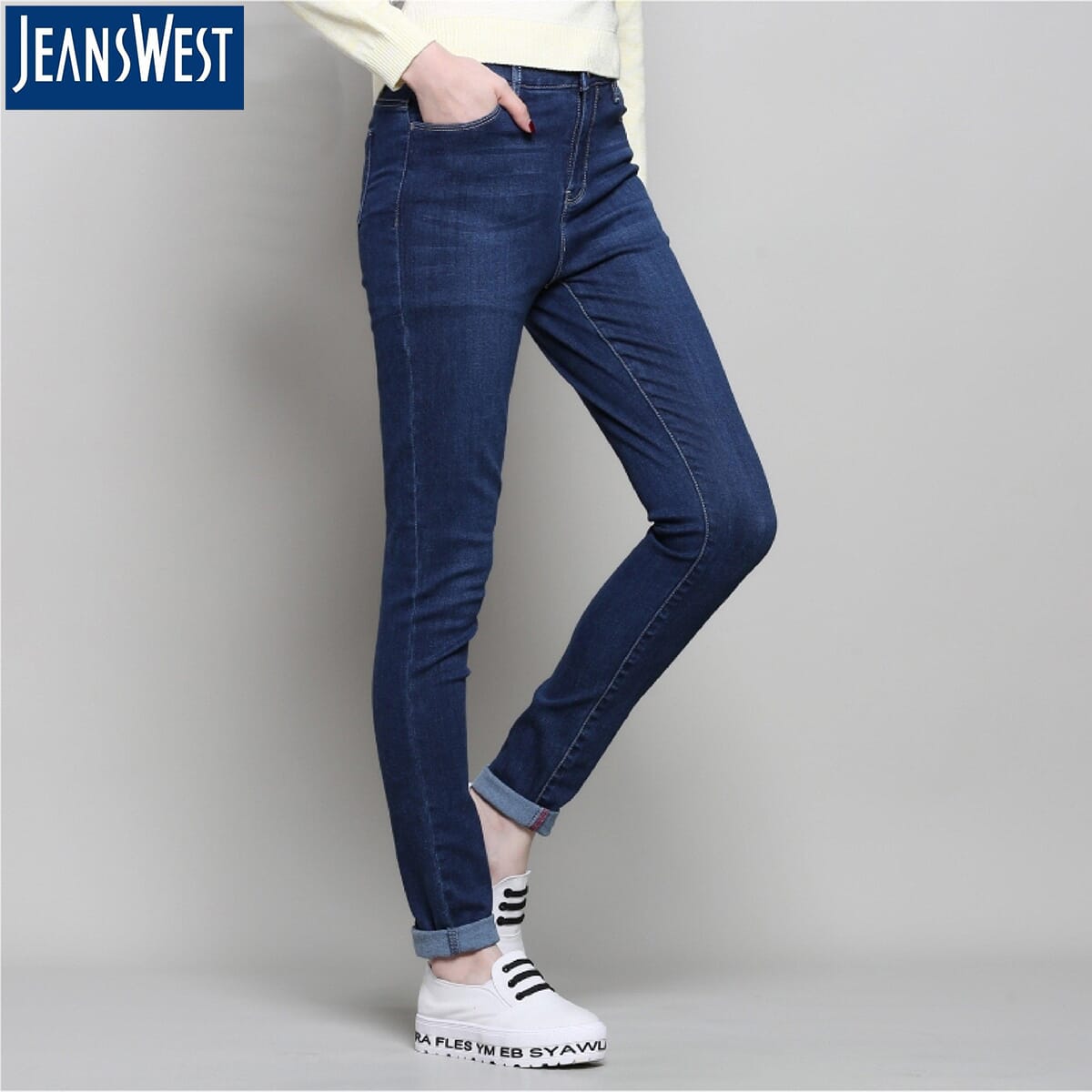 Jeanswest Dark Blue Jeans For Women 