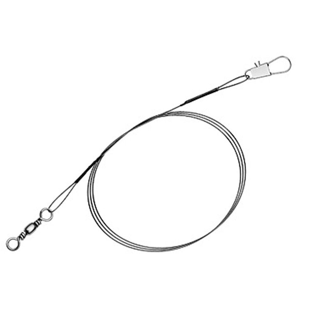 String Rope Fishing Line 10pcs Stable Fish Hook Fishing Lead Line Rolling Swivels Anti-bite ...