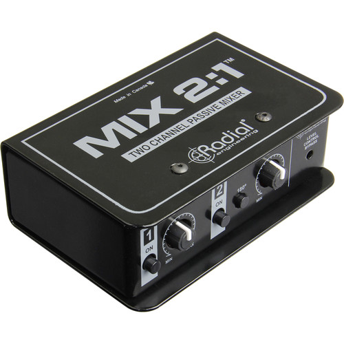 Radial Engineering MIX 2:1 2-Channel Audio Combiner & Mixer