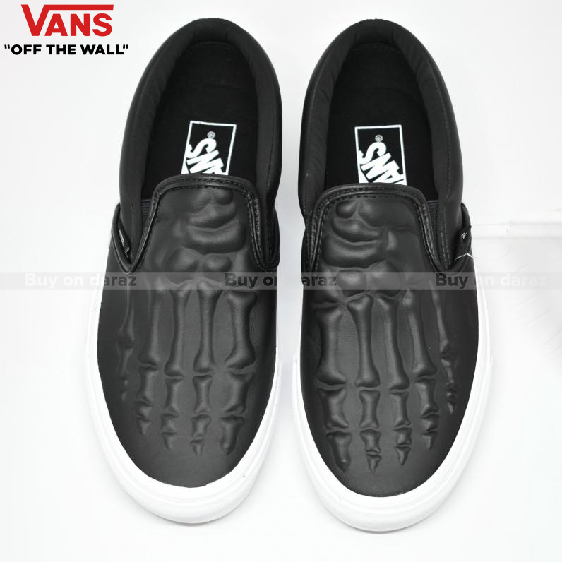 vans slip on x ray bones