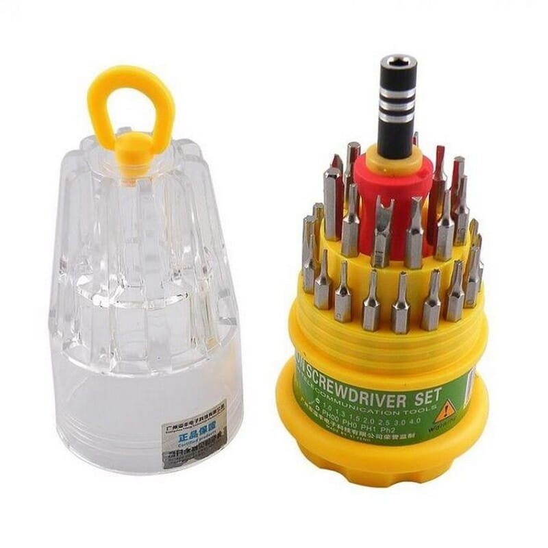 31 in 1 Screwdriver Set | Multi-Function Precision Tool Box | Repair & Maintenance Kit for Home and Electronics